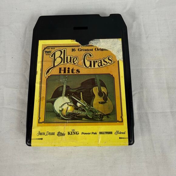 16 Greatest Original Bluegrass Hits - 8 Track Tape Gusto Records 1977 Untested - Picture 1 of 4